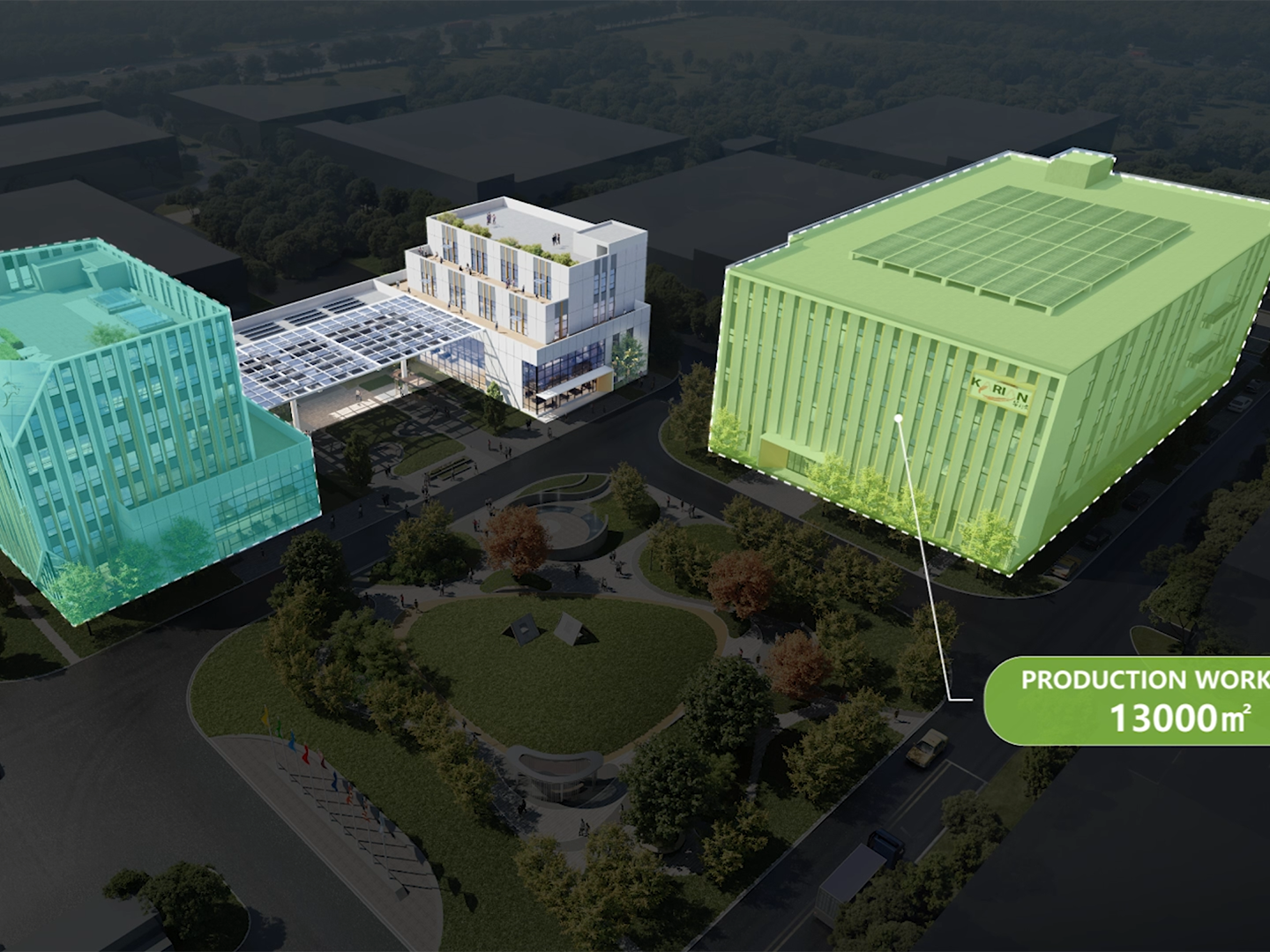 华利安新厂多媒体展示三维动画