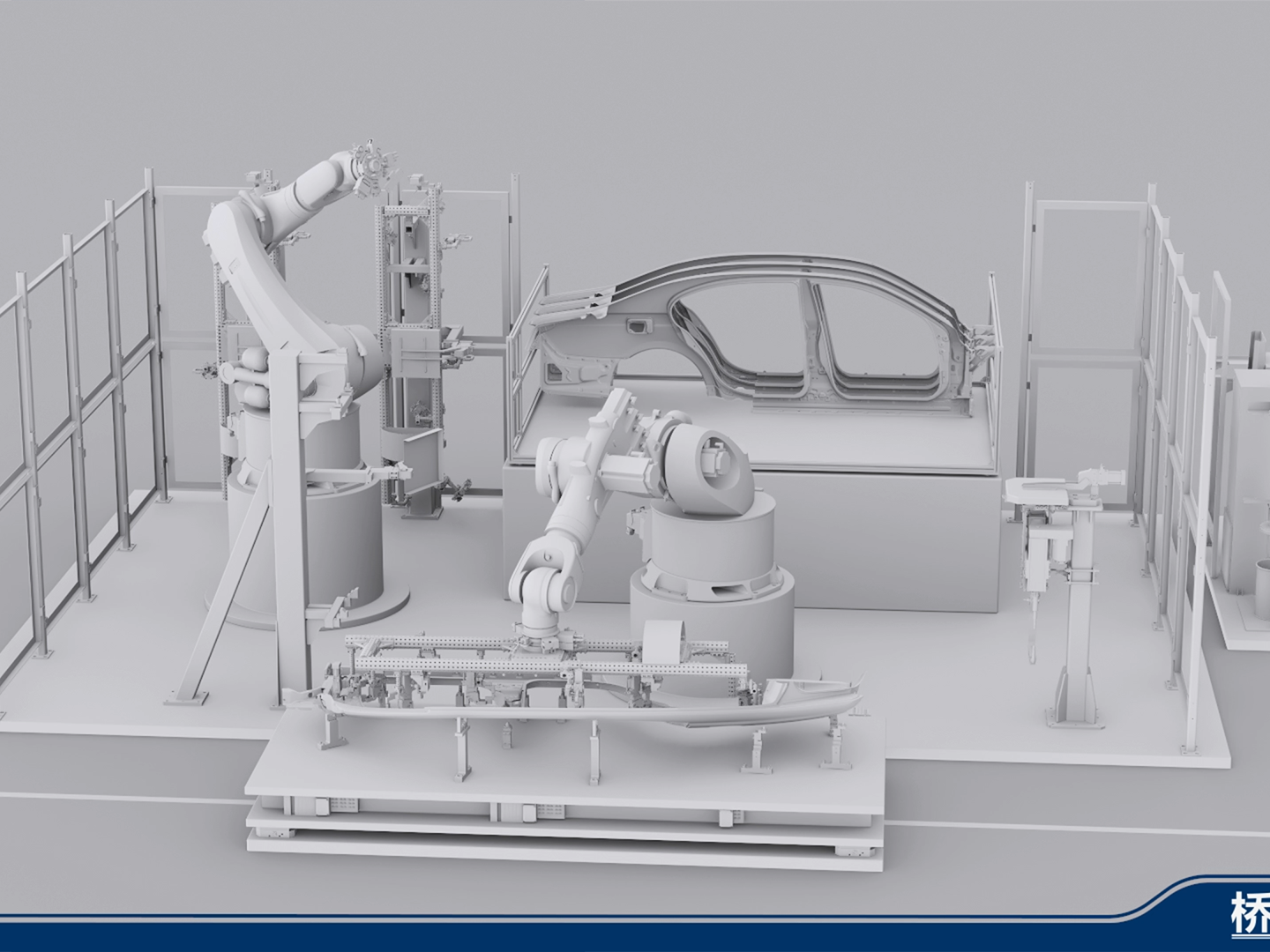 汽车生产线产品展示三维动画