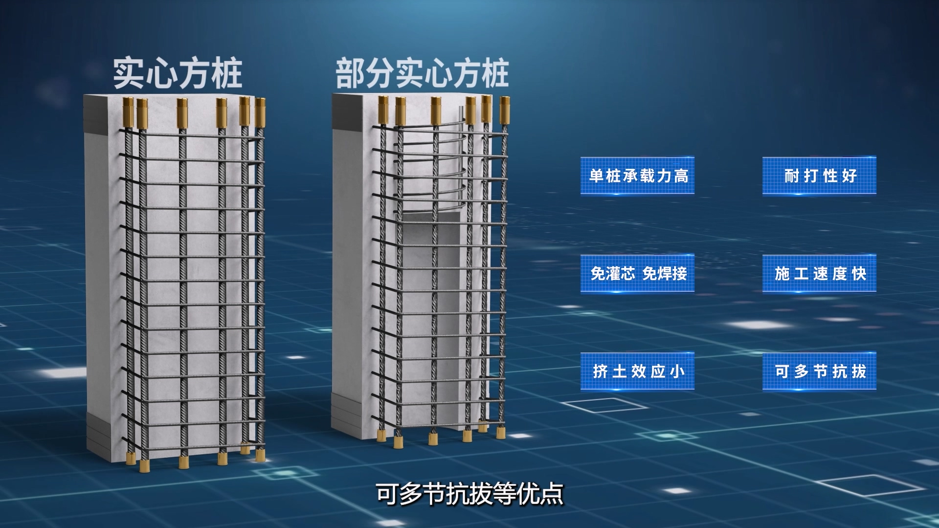 嘉兴欣创混凝土建筑施工流程三维动画案例截图