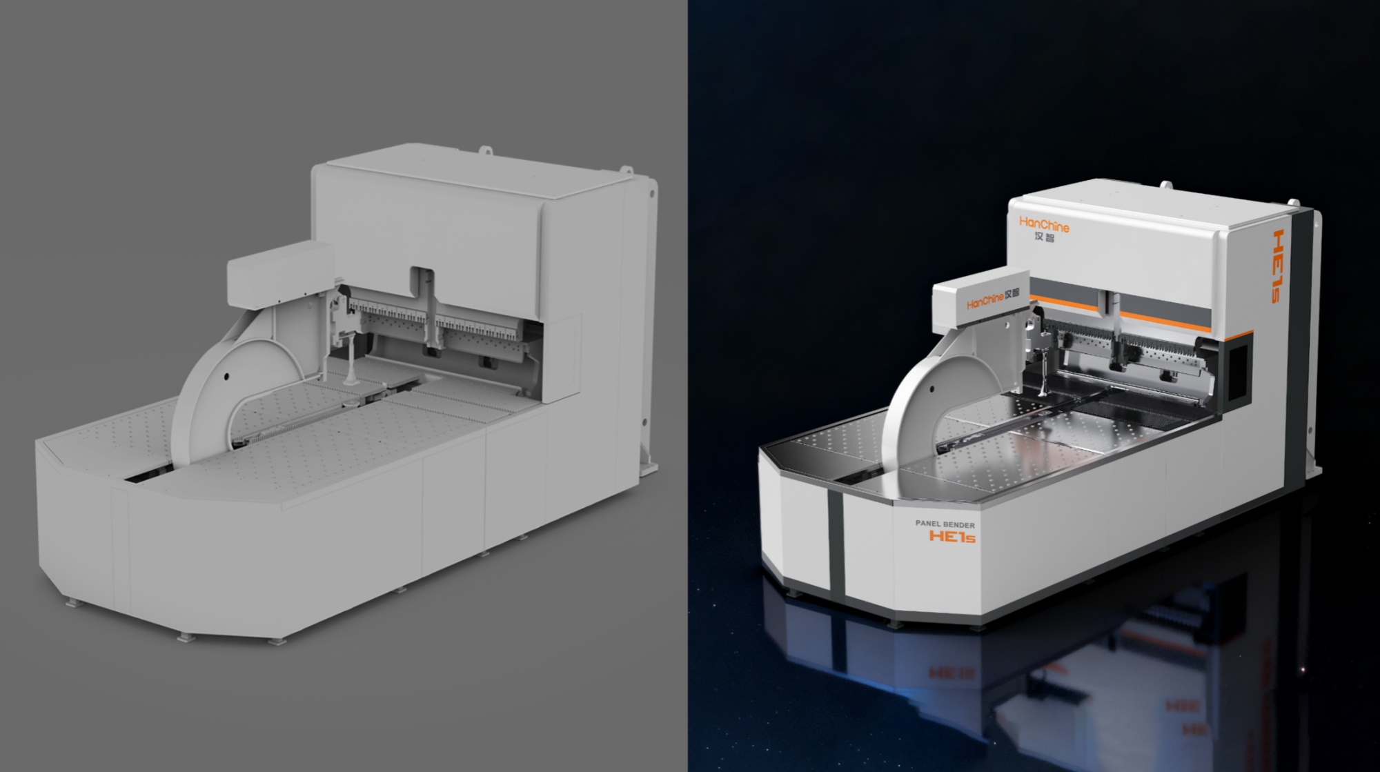 告别折弯机平淡渲染！三点布光法，让工业设备质感翻倍！